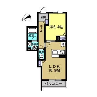 シャーメゾン鶴見三番館【2階】の間取り