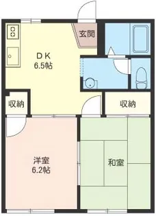 サンモール長沢A【1階】の間取り