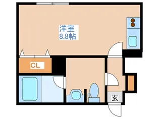 クラ-クマンション【10階】の間取り