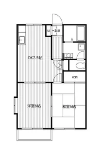 テラスウィステリアC【2階】の間取り