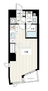 カスタリア新宿御苑【8階】の間取り