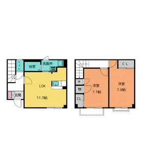 elysion【2階】の間取り