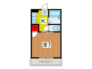 ドミ-ル大戸【1階】の間取り