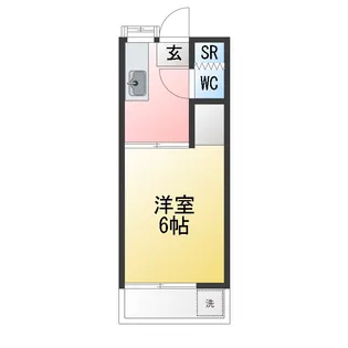 上原コーポラス【3階】の間取り