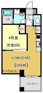 金太郎ヒルズ215【2階】の間取り
