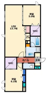 ベル アントレ 西宮【1階】の間取り