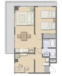 タカツホームズ【2階】の間取り