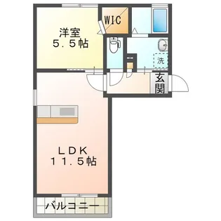 セミュー【1階】の間取り
