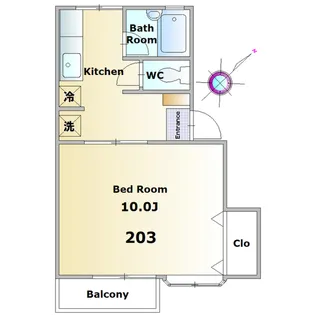 松波グリーンハイム【2階】の間取り