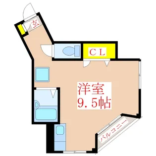 JS福重ビル【3階】の間取り