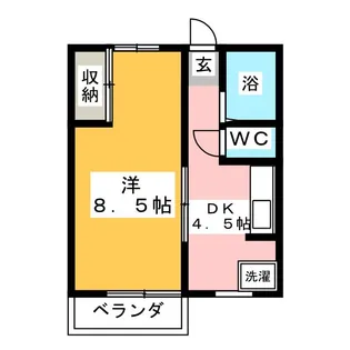コンフォート小幡【1階】の間取り