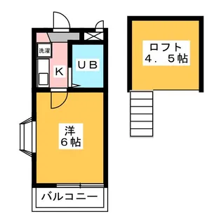 シティパレス東久留米II【2階】の間取り