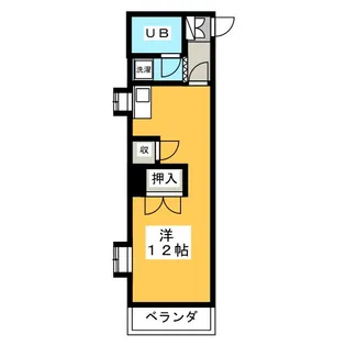 クレセントコート静岡【3階】の間取り