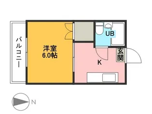 メゾン門野I【1階】の間取り