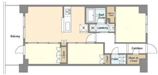 グランカーサ溝の口【2階】の間取り