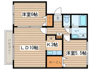 エクセルコ-トウィズ【3階】の間取り