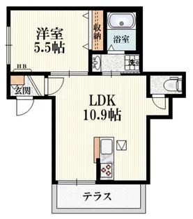 Gioia【1階】の間取り