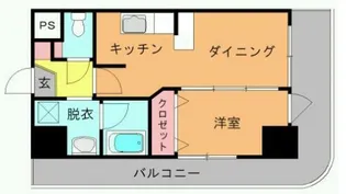 プレジール船橋本町【7階】の間取り