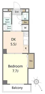 タウンプラザ戸越【4階】の間取り