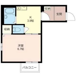 ブルーアース【2階】の間取り