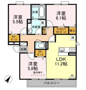 ハイアーク A棟【1階】の間取り