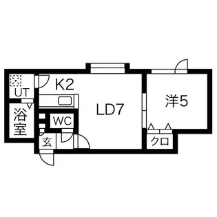 メゾンド咲良【2階】の間取り