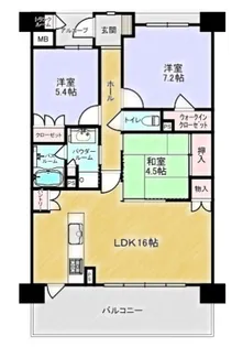 プレミスト大江ザ・レジデンス【10階】の間取り