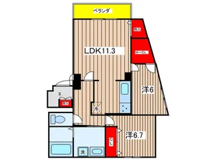 PREMIER【1階】の間取り