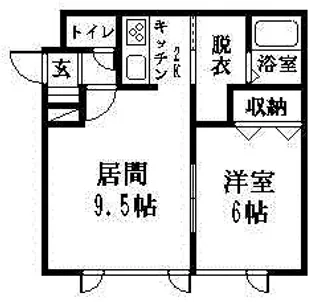 LaLuce・uno【1階】の間取り
