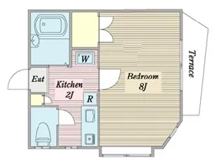 エーデルハイツ習志野【1階】の間取り