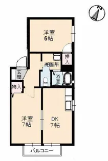 シャーメゾン・M【2階】の間取り