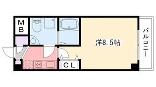 セレニテ甲子園【4階】の間取り