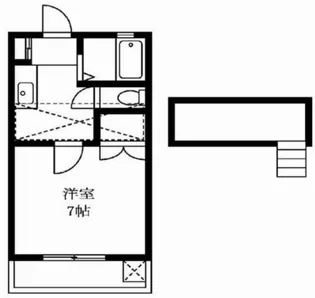 メゾンフジヌキ【2階】の間取り
