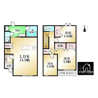 グラン・エスポワールの間取り