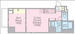 カシェット ラ フォーレ【2階】の間取り