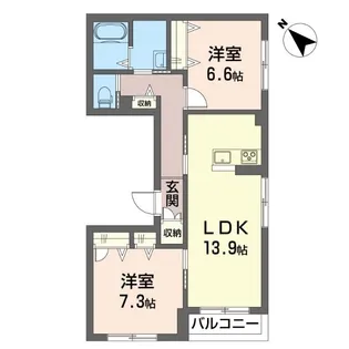 ヴェール北鎌倉【3階】の間取り