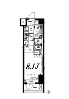 アクサス中野大和町【1階】の間取り