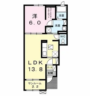 アン アーブル A【1階】の間取り