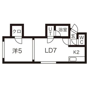 シャネル栄町弐番館【3階】の間取り