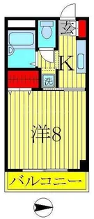 Sirius Ayase II【2階】の間取り