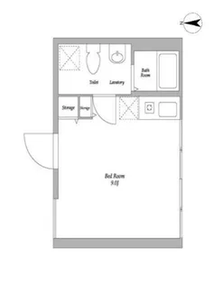 EDIT代々木【2階】の間取り