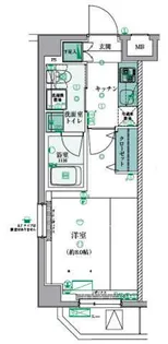 リヴシティ西早稲田【2階】の間取り