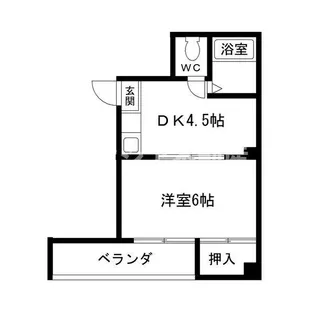 ロイヤル西梅田【6階】の間取り