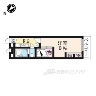レオパレス十九【1階】の間取り