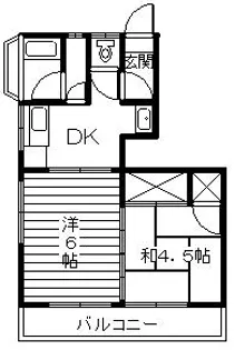 北東ビル【3階】の間取り