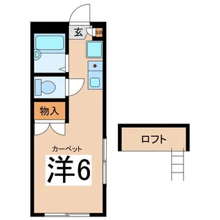 ラークシャルマン【2階】の間取り