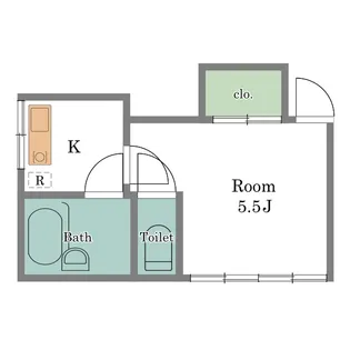 ミユキハイツ【2階】の間取り