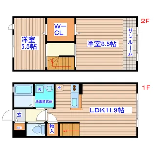 ハイムプリオーレIIの間取り