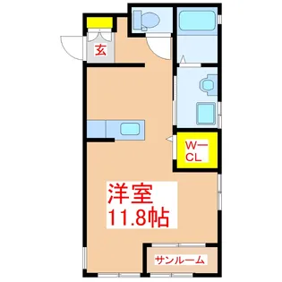 Eーライフ加治木【2階】の間取り