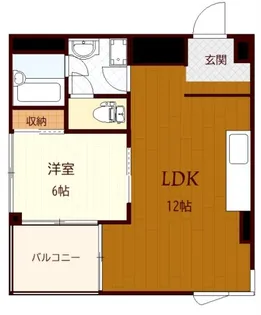 レナジア横浜保土ヶ谷【5階】の間取り